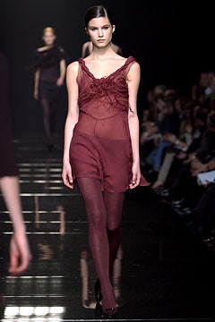 red silk sleeveless dress
