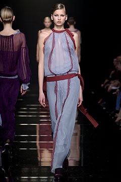 blue silk halter dress