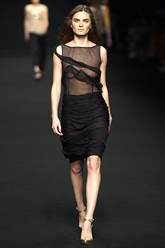 black sheer ruched mini dress