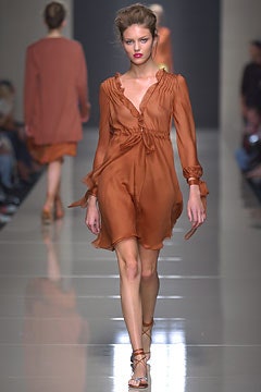 brown silk fitted mini dress