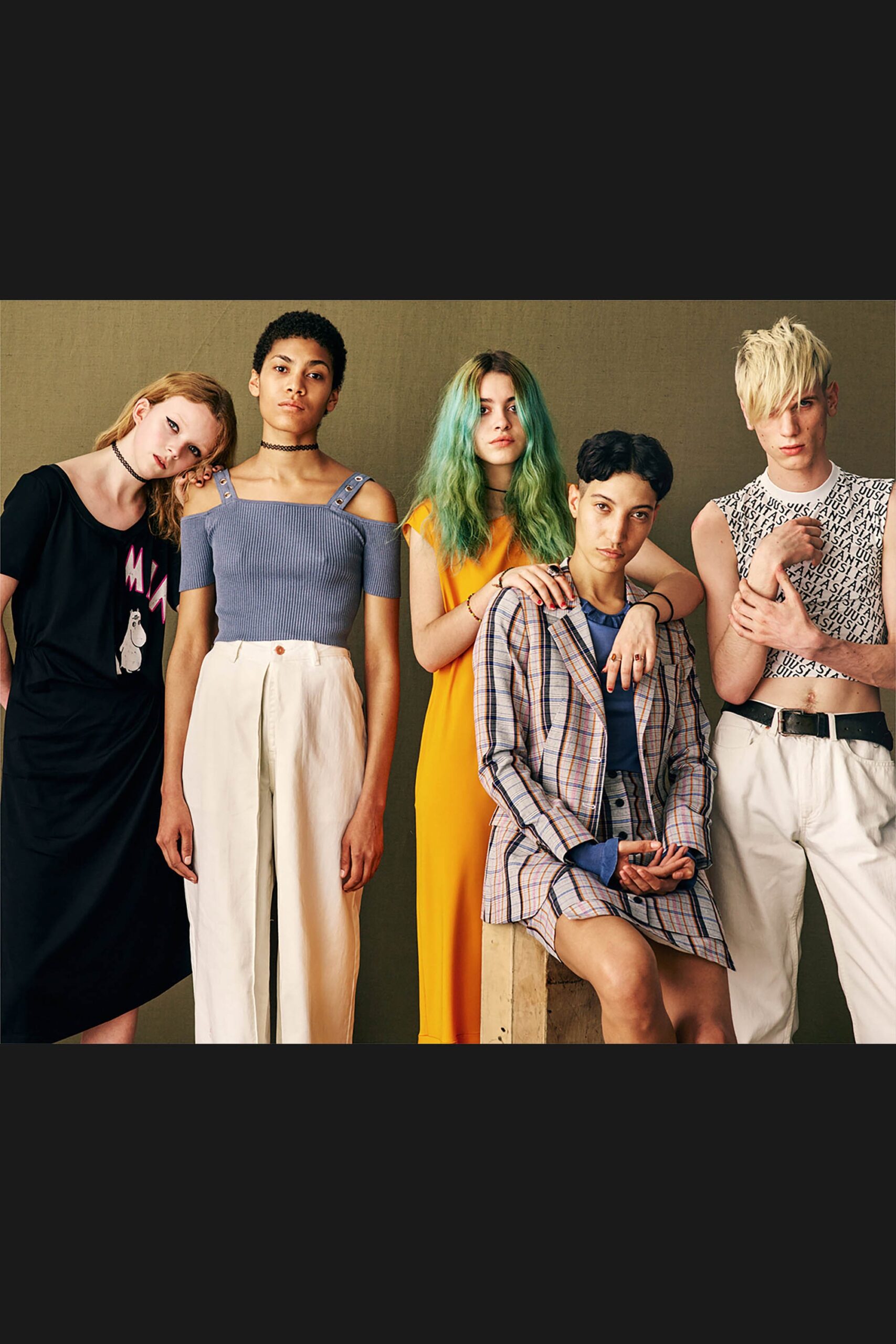 colorful fashion runway outfits