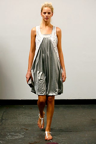 gray relaxed sleeveless dress