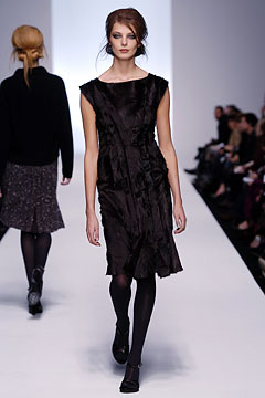 black silk sleeveless dress