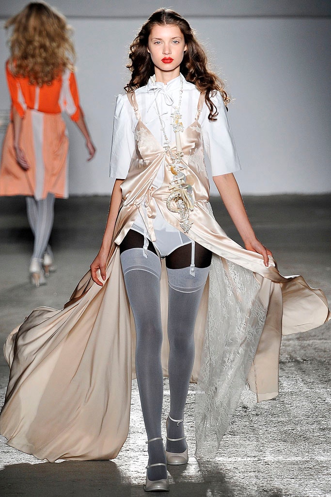 beige silk layered midi dress