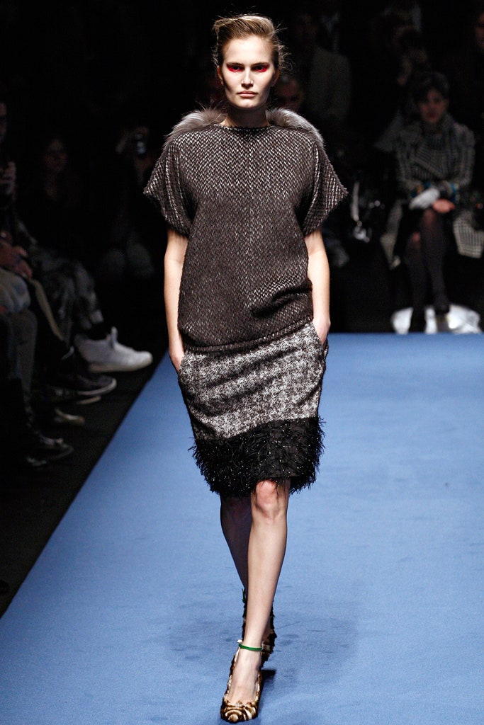 black gray fringed mini dress