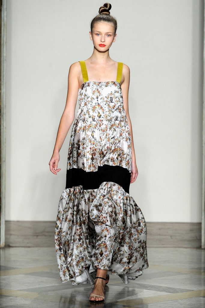 floral printed maxi dress