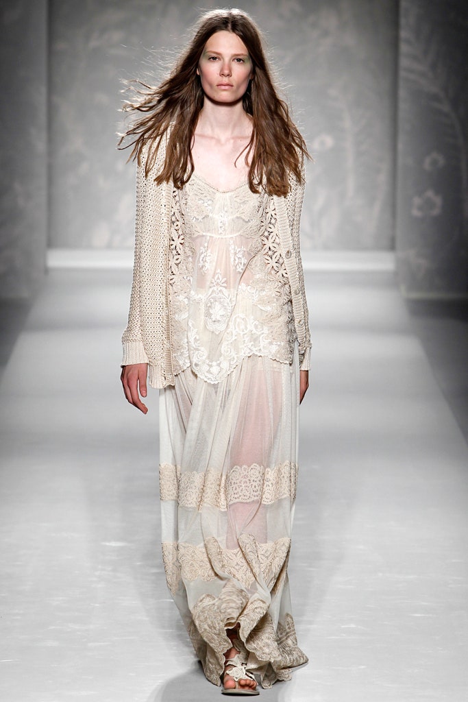 beige lace sleeveless v-neck fitted layered embroidered dress