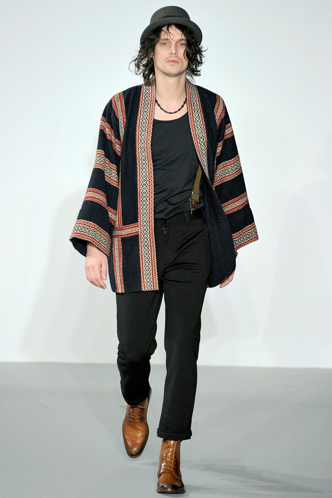 black embroidered jacket with t-shirt