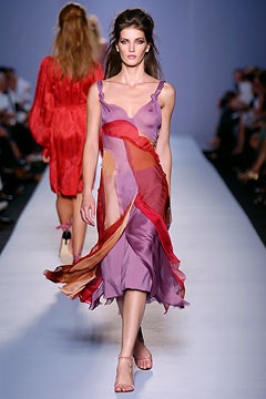 purple silk sleeveless dress