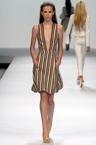 multi-colored sleeveless dress