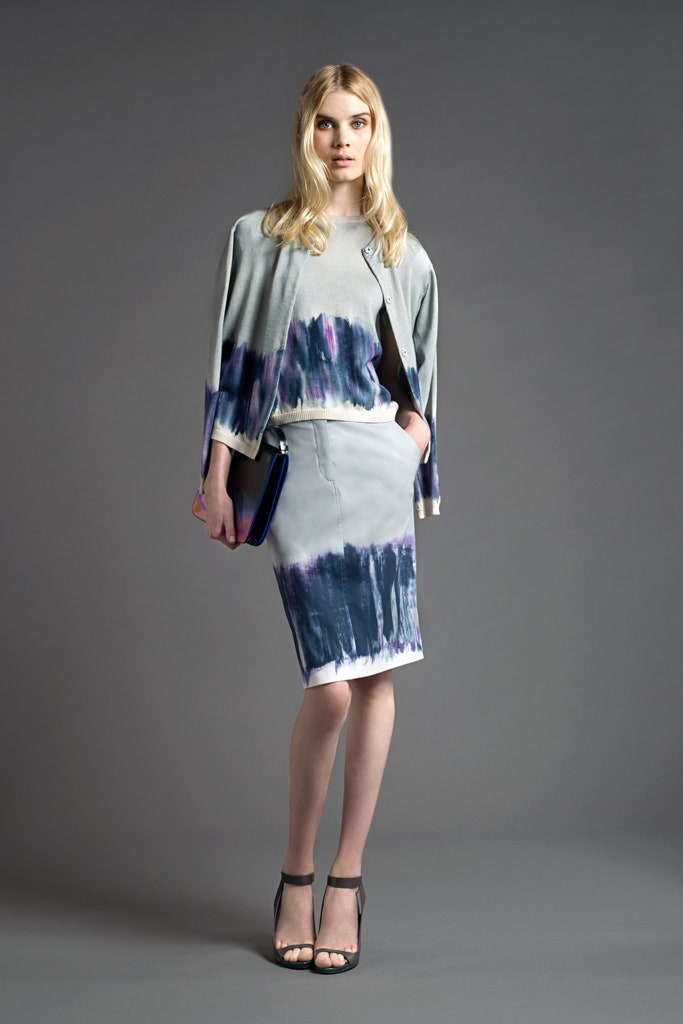 gray cotton long-sleeve collared relaxed layered jacket