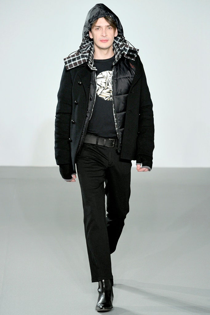 black fitted jacket with t-shirt