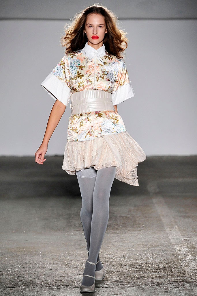 multi-colored mini dress with belt