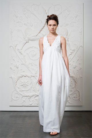 white relaxed sleeveless dress