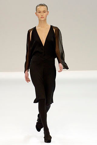black silk midi dress