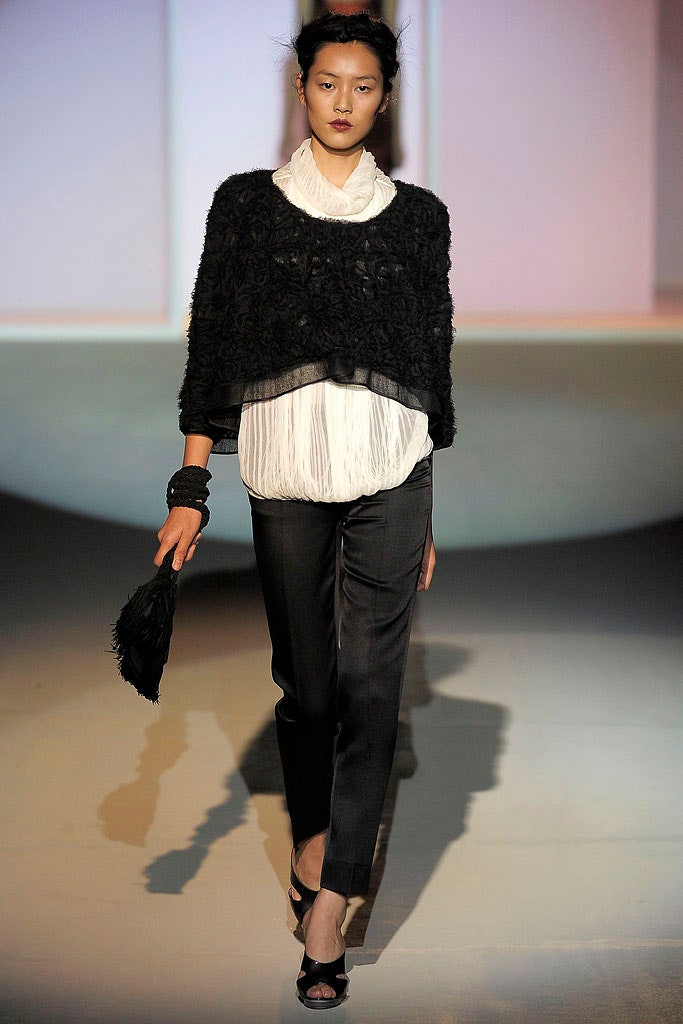 black lace oversized layered cape