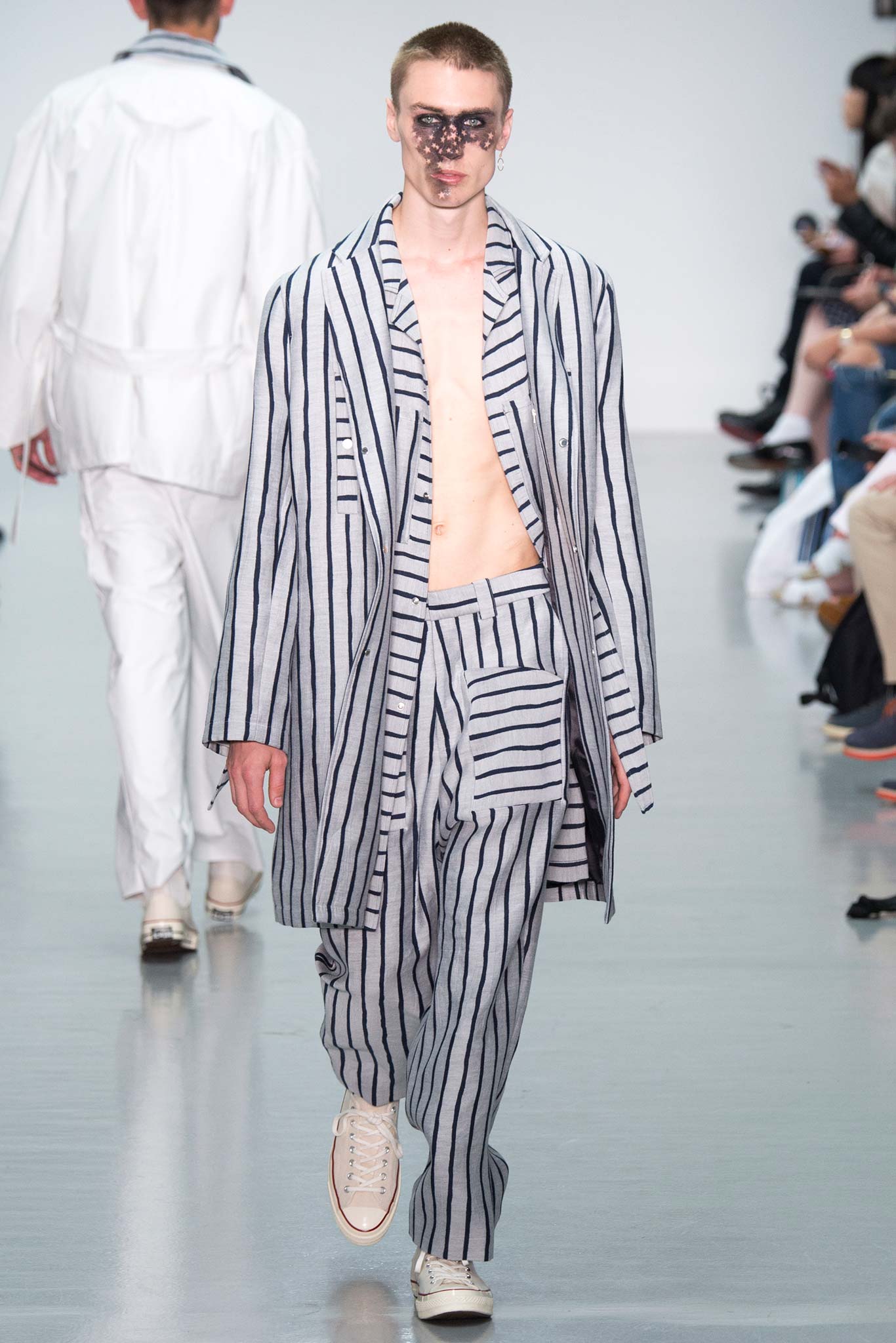 striped blazer and pants