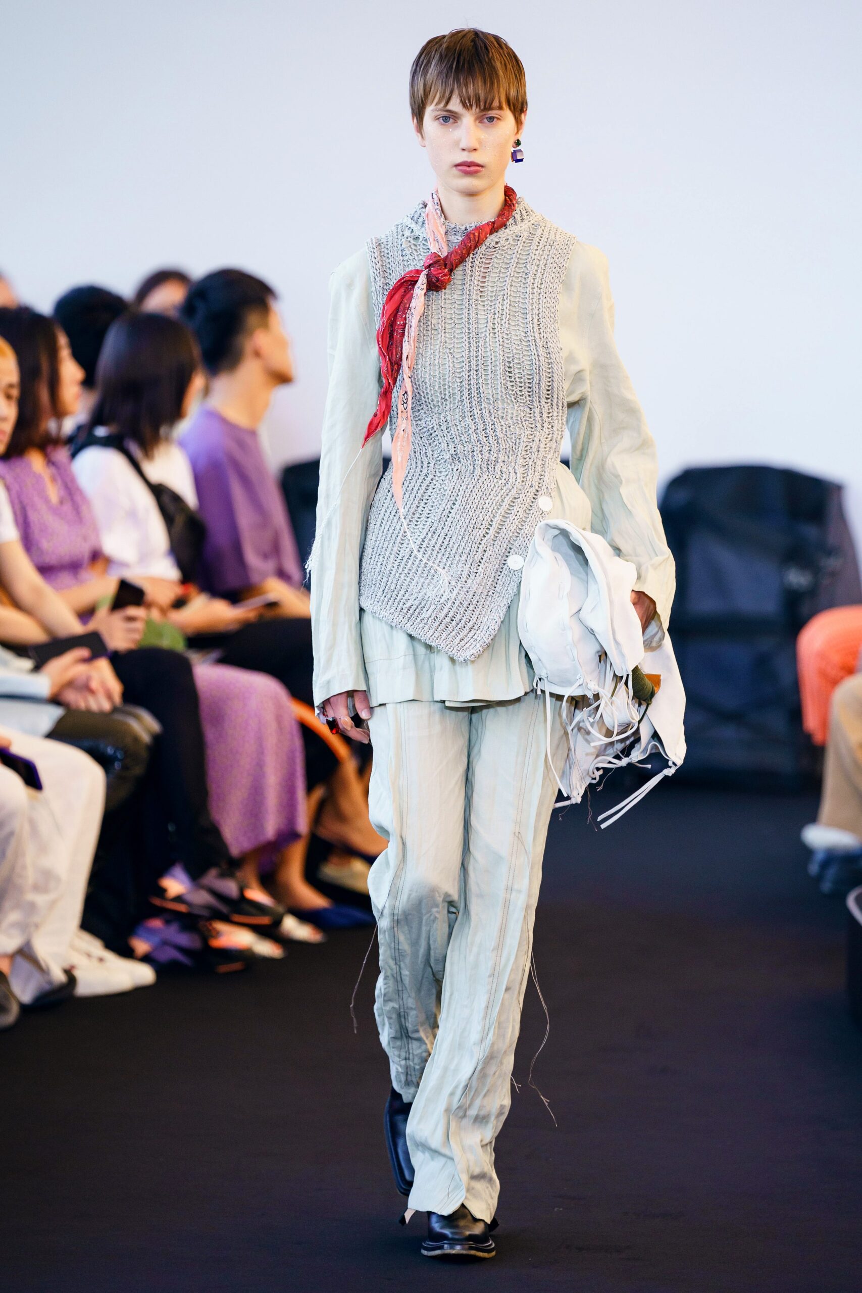 light blue relaxed cotton outfit