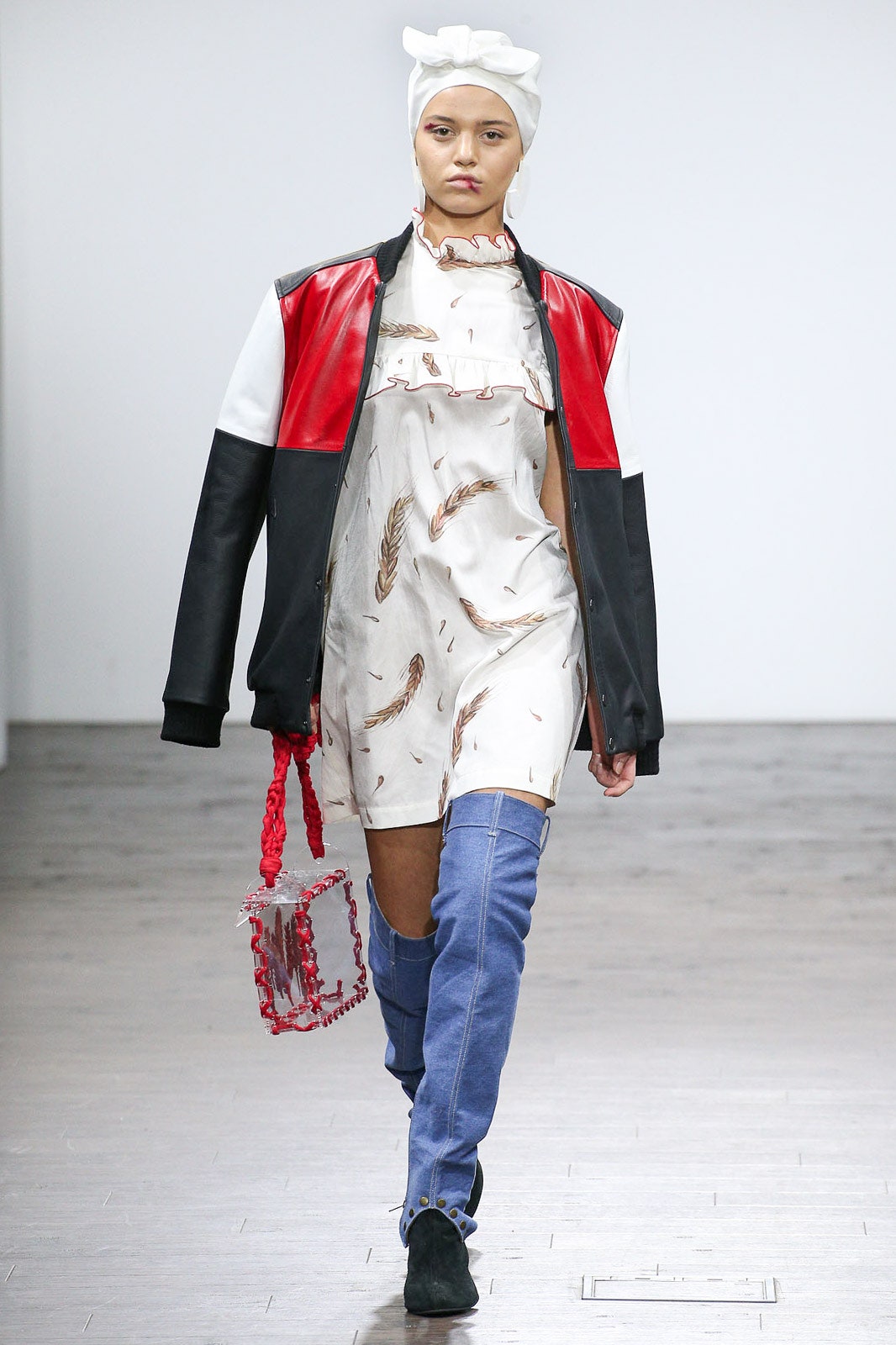 white silk mini dress with jacket