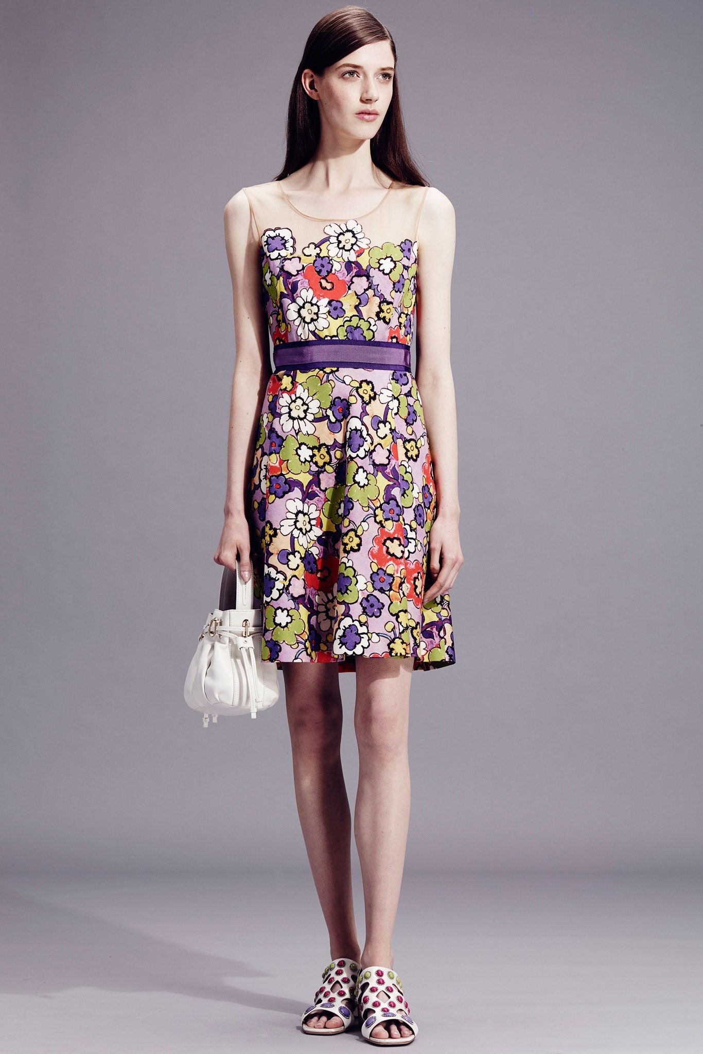 floral printed mini dress