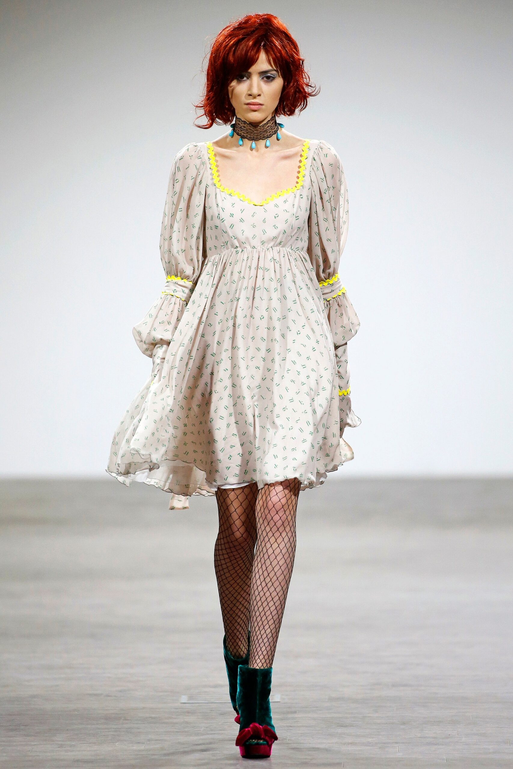 beige cotton mini dress