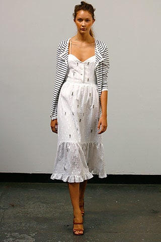 white cotton sleeveless v-neck fitted tiered midi dress