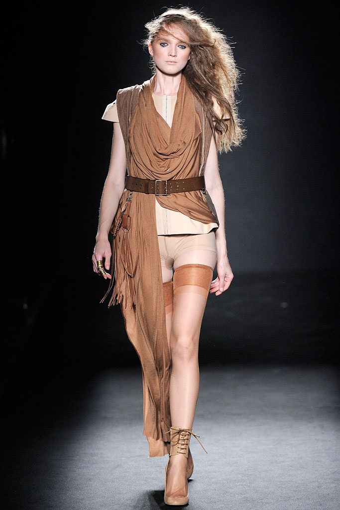 beige silk sleeveless v-neck fitted draped mini dress