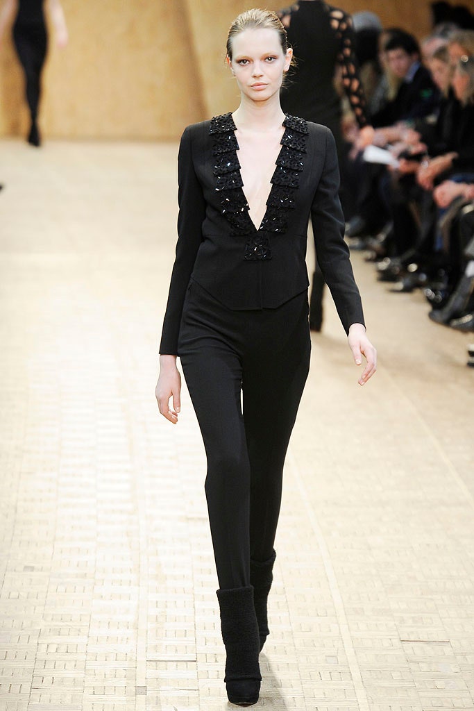 black silk fitted jumpsuit