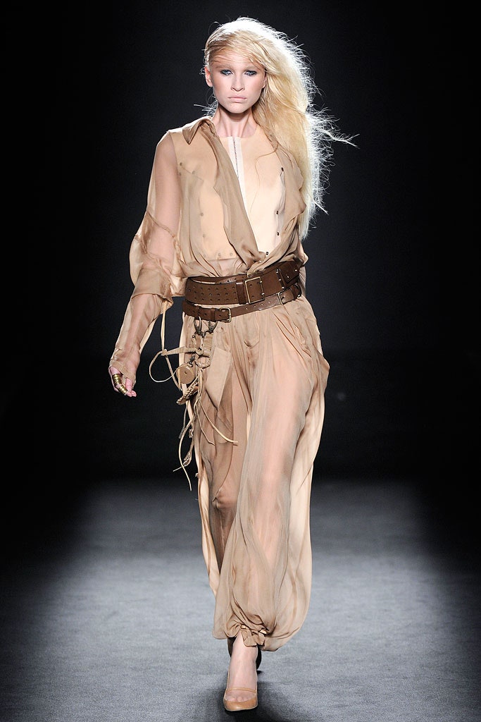 beige silk relaxed zippered flowing pants