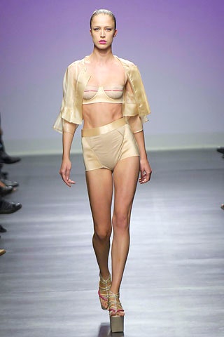 beige silk fitted top and shorts