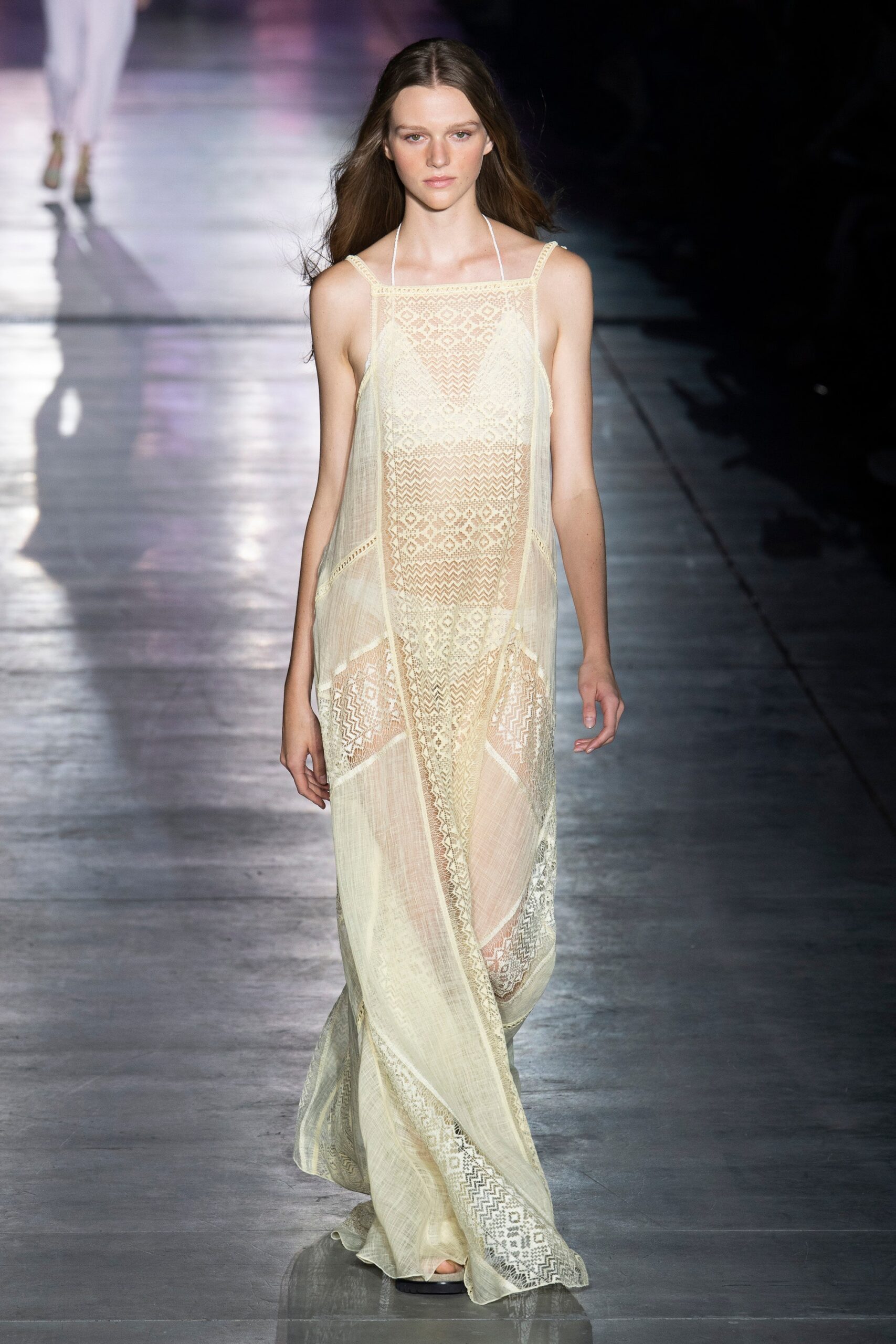 yellow silk sleeveless maxi dress