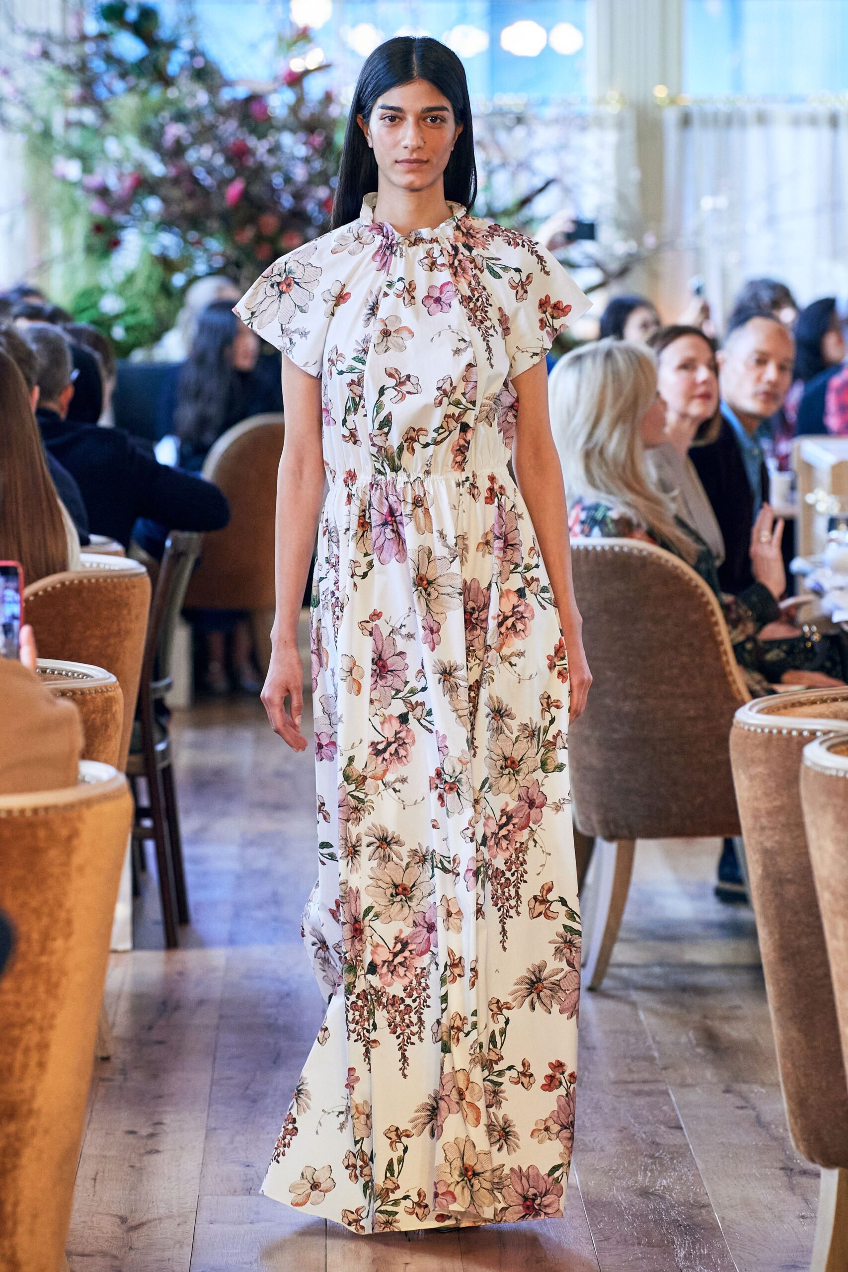 floral maxi dress