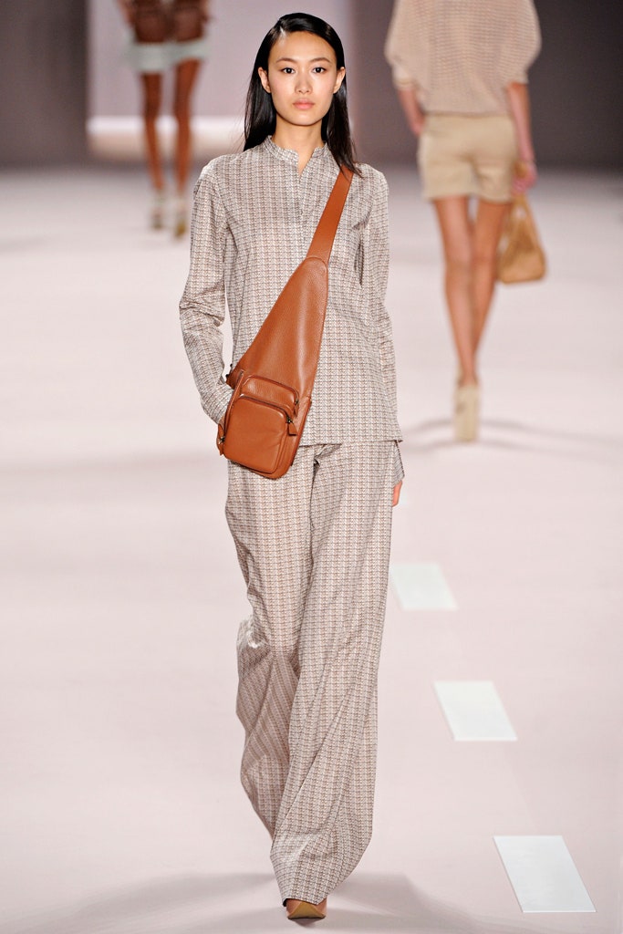 beige cotton shirt and pants