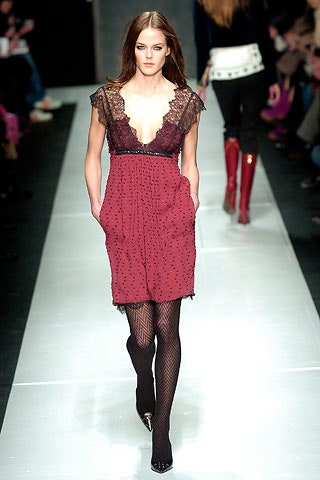 fitted red silk mini dress