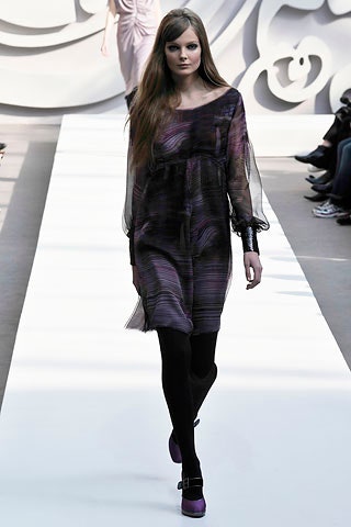 purple printed relaxed midi dress