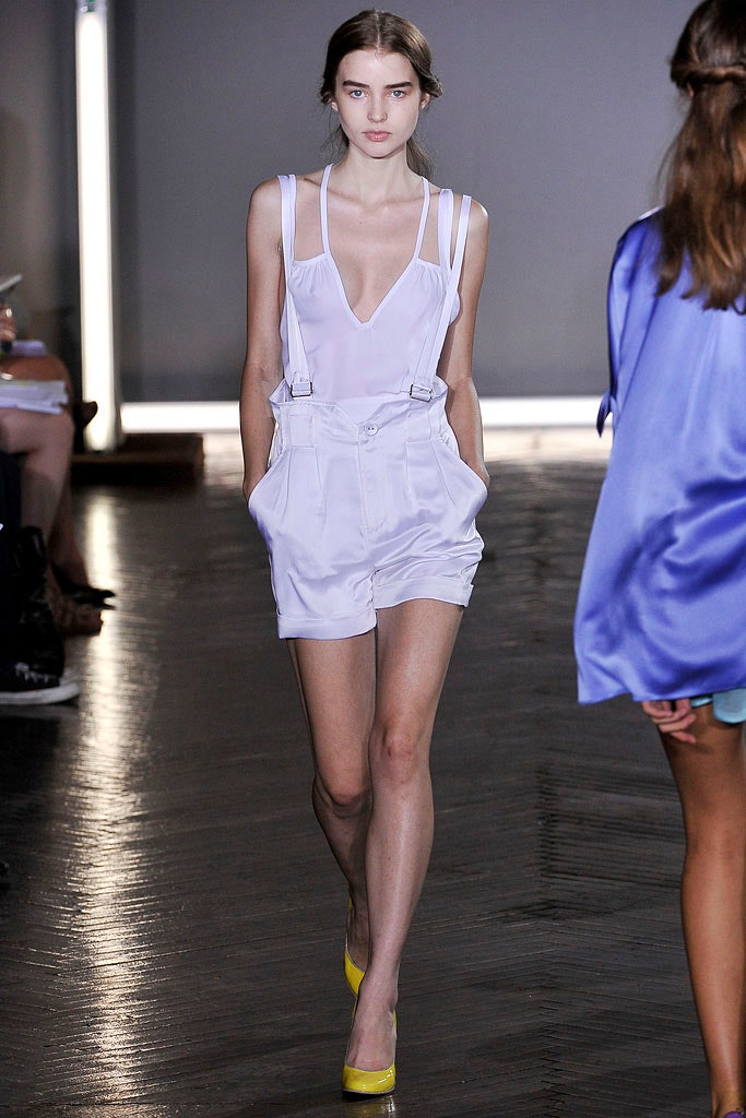 white silk fitted romper