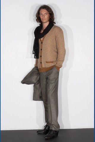 brown cotton sleeveless v-neck fitted buttoned vest