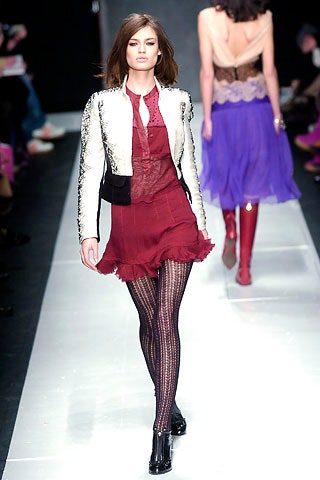 red silk mini dress with tailored jacket