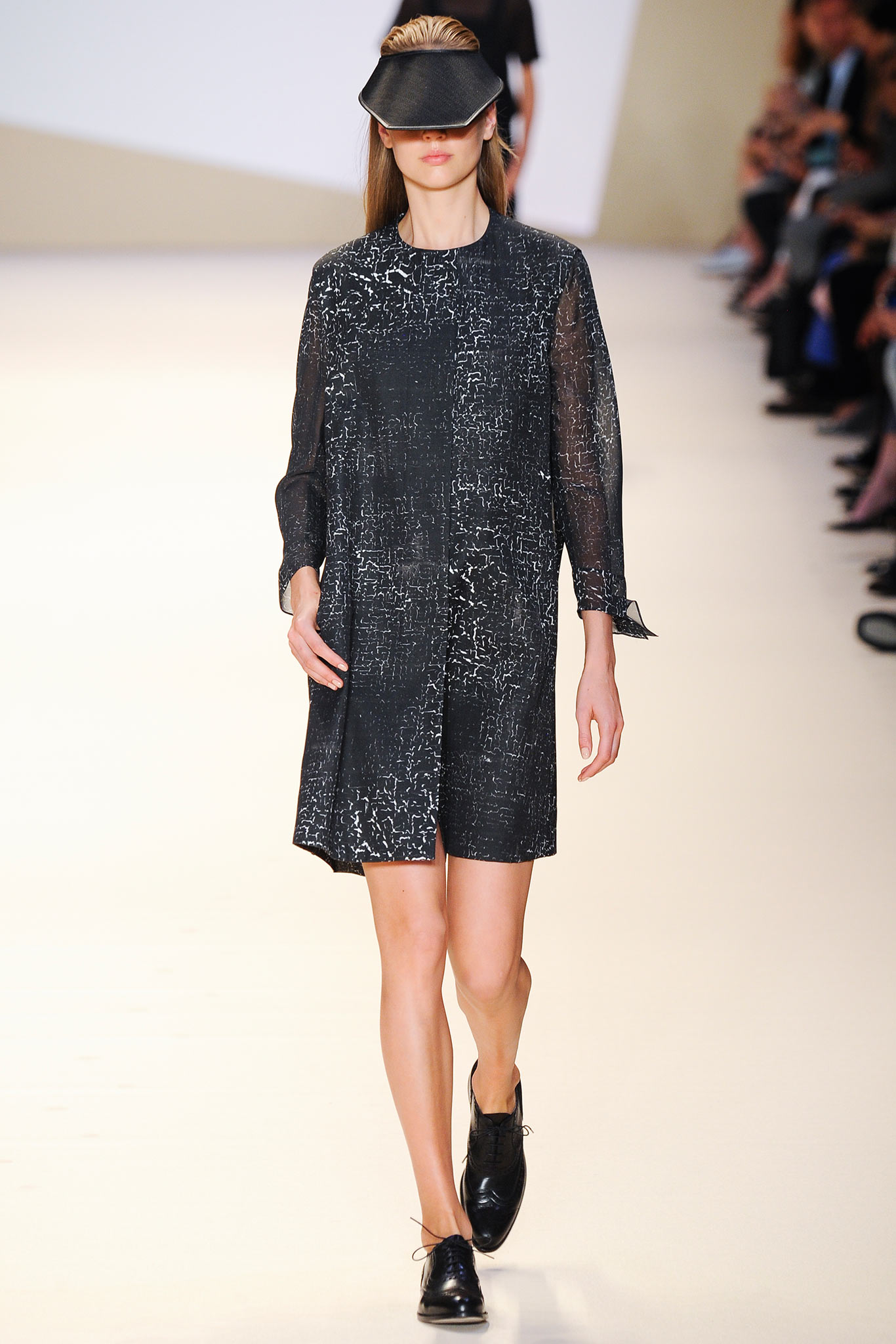 black silk relaxed dress