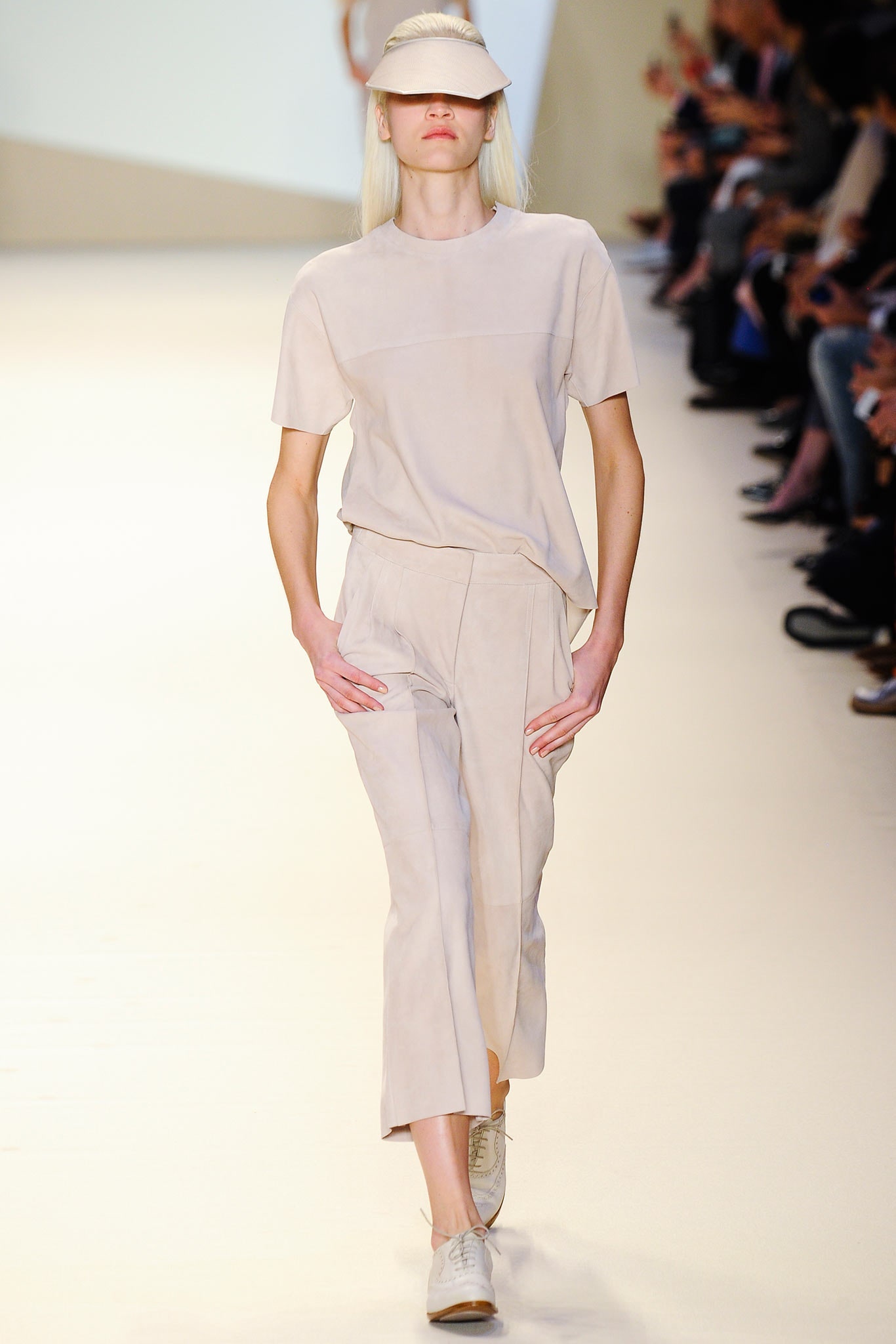 beige silk relaxed top and pants