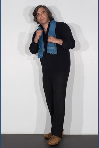 black relaxed shirt with tailored pants