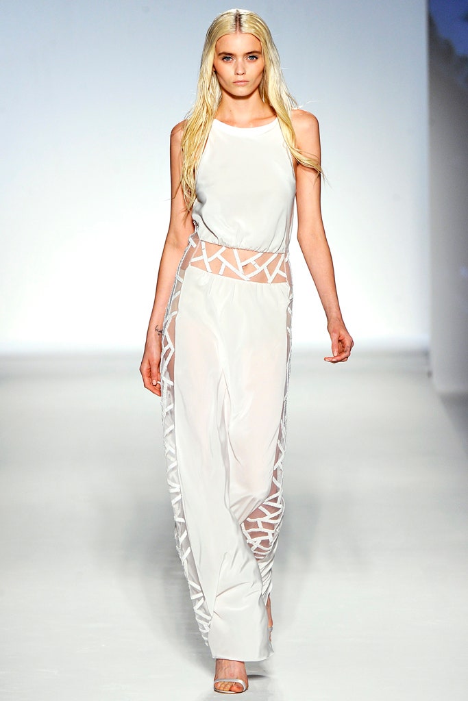 white silk sleeveless maxi dress