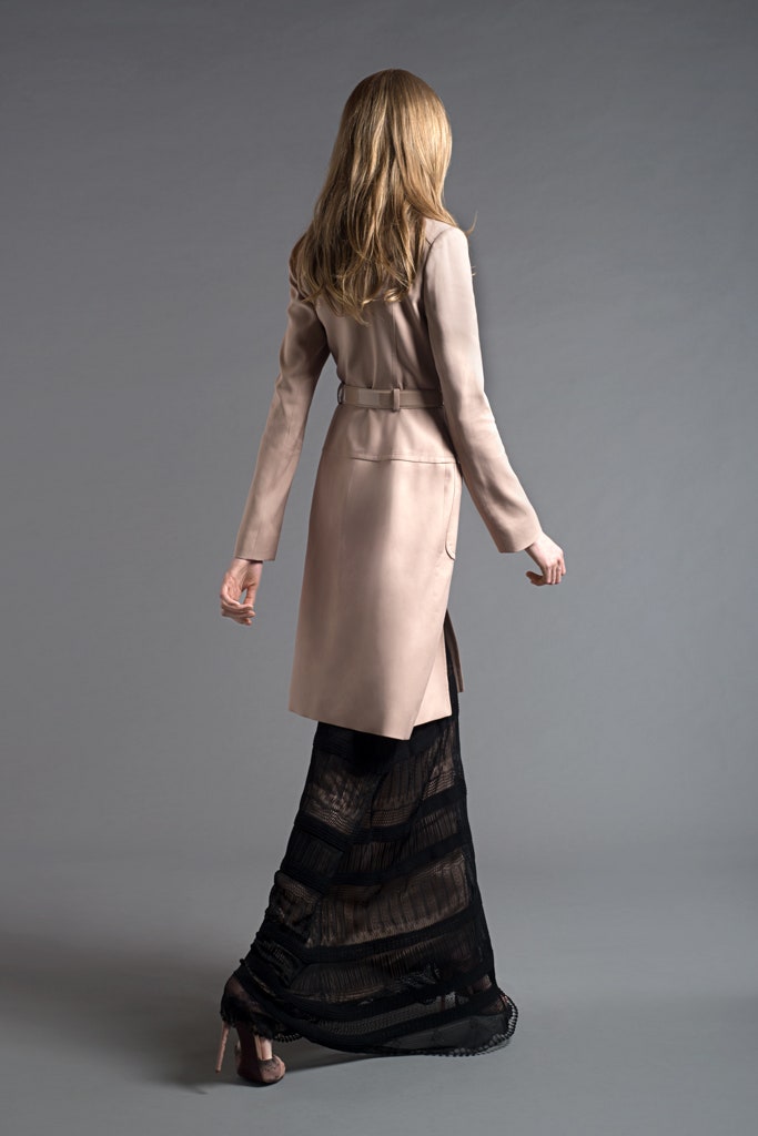 black silk sleeveless v-neck fitted layered sheer dress