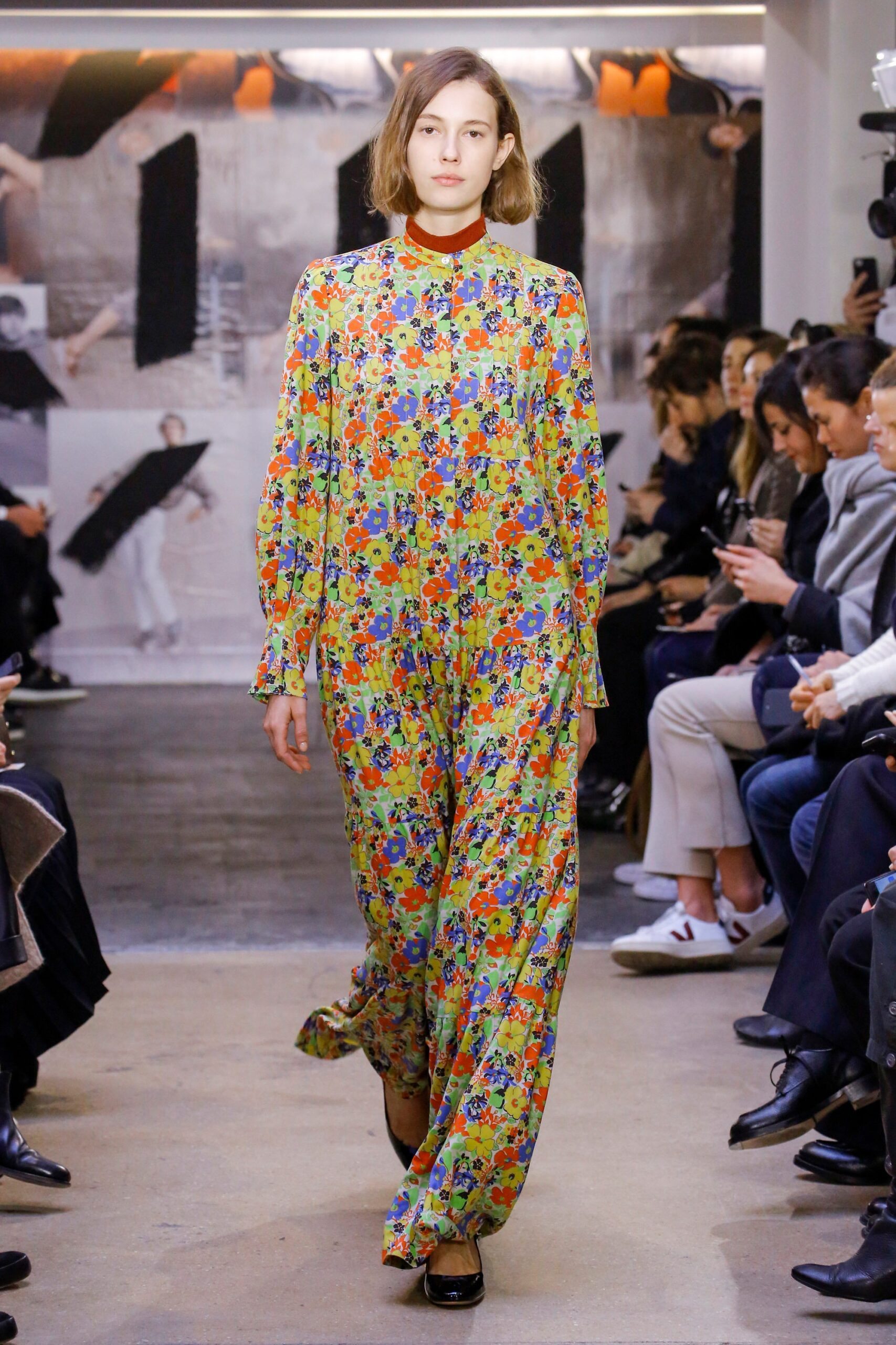 floral silk relaxed jumpsuit