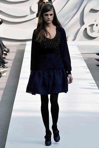 black and blue mini dress