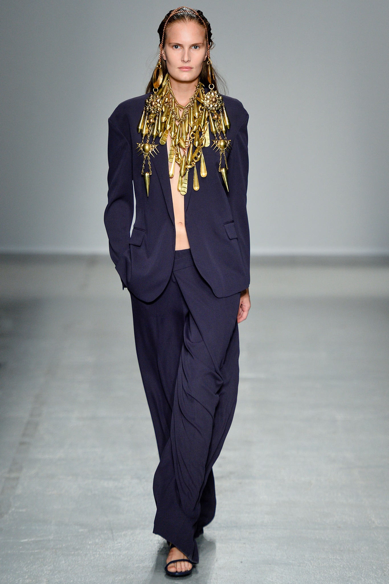 gold beaded shiny jewelry