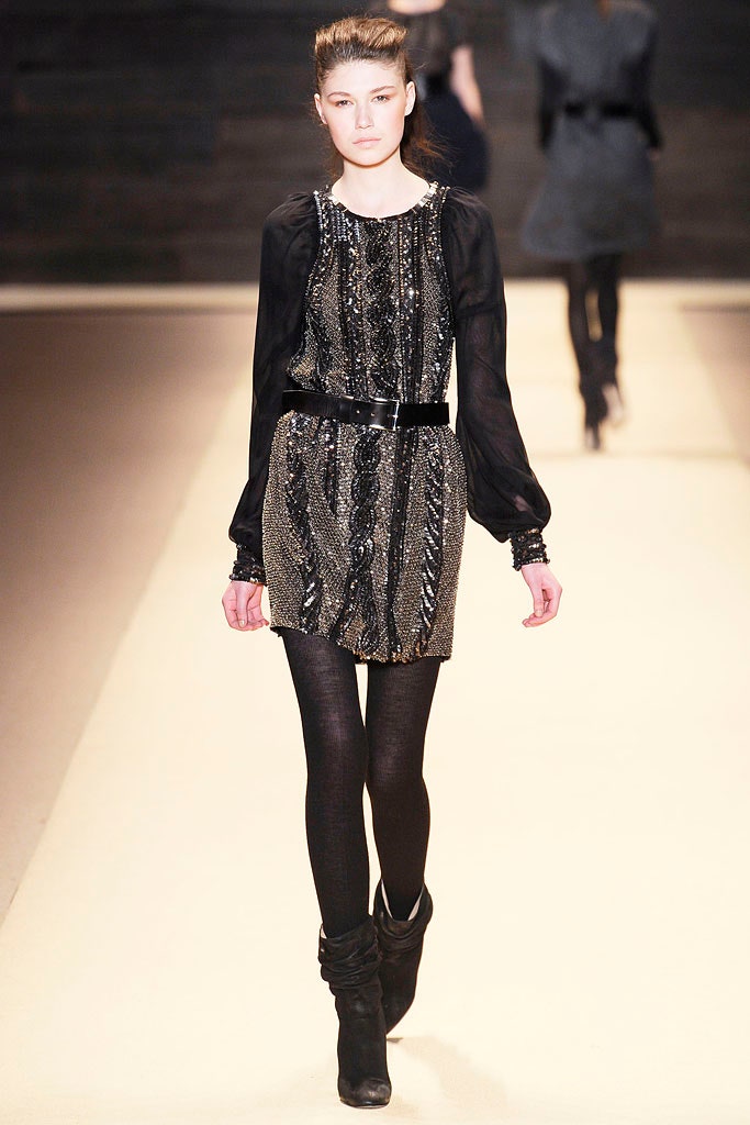 black and gold embellished mini dress