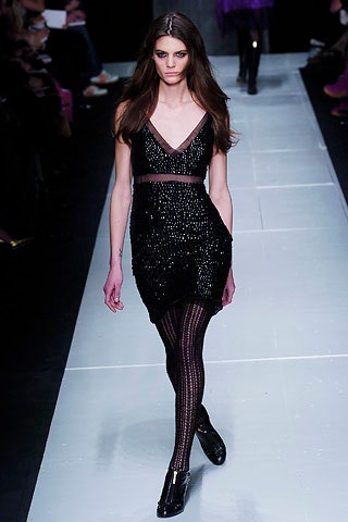 black sequined mini dress