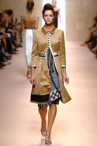 gold silk long-sleeve collared fitted buttoned layered coat