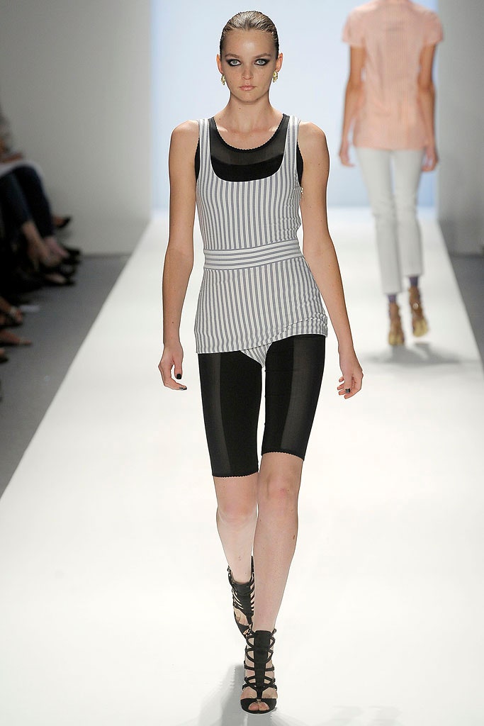 black and white striped romper